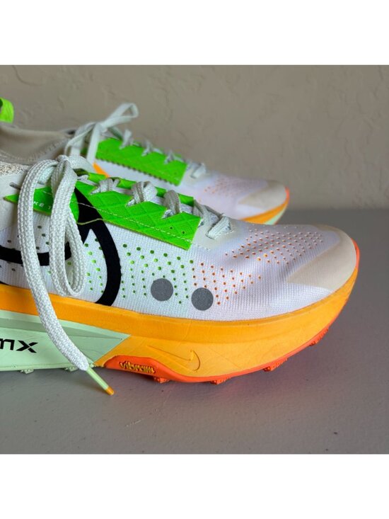 Nike ZoomX Zegama 2 Trail Running Shoes Men\'s US8 Summit White Laser Orange main image 5